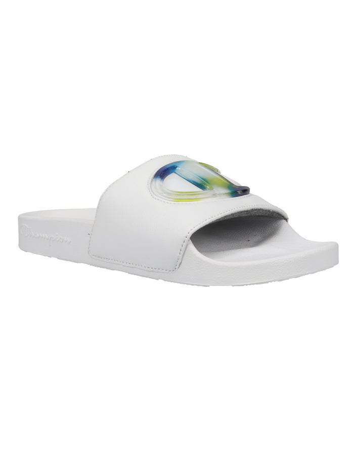 Champion Womens Slides NZ - Ipo Jellie White ( 3560-LTEAO )